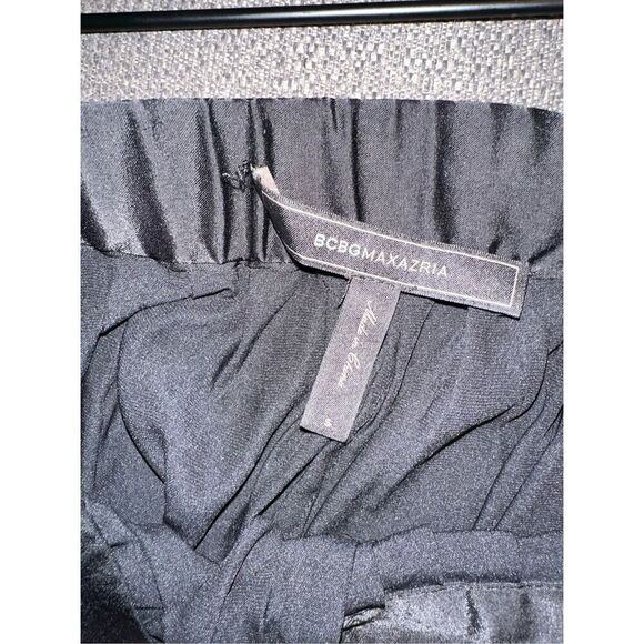 BCBG Maxazria Black Pleated Maxi Skirt Small - Picture 4 of 4